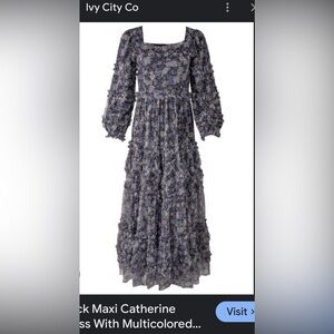 Ivy City Cathrine Dress XL Dark Floral